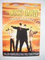 FROM DUSK TILL DAWN (1996) - Video release poster for Robert Rodriguez's horror crime vampire