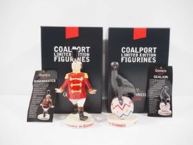 GUINNESS: A pair of Coalport limited edition figures - Ringmaster 145/2000 c2005 and Sealion 287/