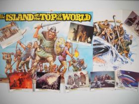 WALT DISNEY: THE ISLAND AT THE TOP OF THE WORLD (1974) A pair of UK Quad film posters (killer