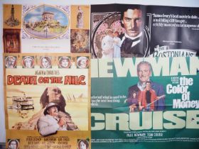 A group of UK film posters for drama films comprising: DEATH ON THE NILE (1978) and PALACES OF A