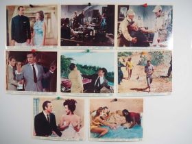 JAMES BOND: DR. NO (1962) - A complete set of 8 lobby cards - flat