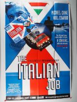 THE ITALIAN JOB (1969) (1999 re-release) - A 60" x 40" movie poster together with a mini poster -