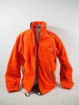 TOUGH GUY COMPETITION 1999 - An orange, fleece, full zip jacket (L) from the world's 'most