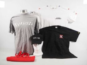 MOTOR RACING! - A group of five crew clothing items comprising: RUSH Cap, Tote Bag and t-shirt (