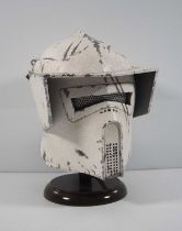 STAR WARS: STAR WARS CELEBRATION 'Biker Scout Helmet Project'2016 - A custom one of a kind