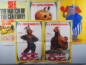WALT DISNEY: A group of UK double crown film posters comprising 3 x RETURN TO OZ (1985) (