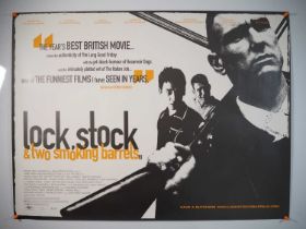 LOCK, STOCK AND TWO SMOKING BARRELS (1998) - UK Quad film poster - GUY RITCHIE in his directorial