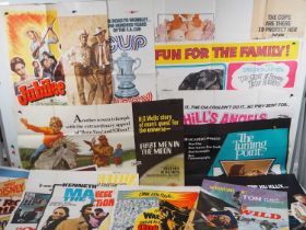 A mixed group of UK Quad double bill film posters to include: ONE HUNDRED AND ONE DALMATIONS /