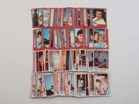 A set of Superman The Movie trading / bubblegum cards comprising: #1-125, 127-132 plus duplicate