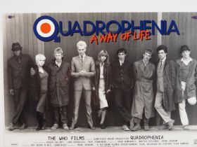 QUADROPHENIA (1979) - 1997 re-release - film poster - same artwork as the re-release Quad but