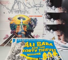 A small group of UK Quad film posters (some duplicates) to include: EDWARD SCISSORHANDS (1990) (