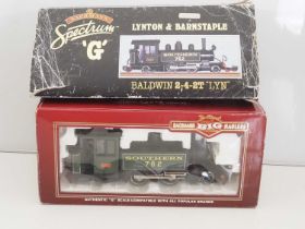 A BACHMANN SPECTRUM G scale Baldwin 2-4-2 steam tank locomotive from the Lynton & Barnstaple Railway