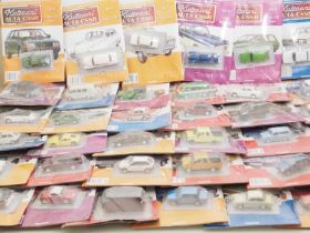 A very large quantity of DEAGOSTINI 1:43 scale diecast cars on their original magazines as