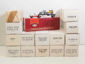 A group of diecast articulated lorries by MATCHBOX COLLECTIBLES - mostly American Outline limited