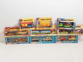 A group of MATCHBOX diecast Super Kings and Speed Kings - VG in G/VG boxes (9)