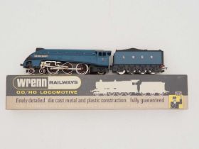 A WRENN OO gauge W2212 class A4 steam locomotive 'Sir Nigel Gresley' in LNER blue livery - G/VG in