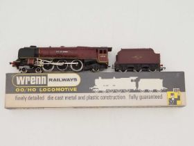 A WRENN W2226 OO gauge steam locomotive 'City of London' in BR maroon livery - VG in VG box