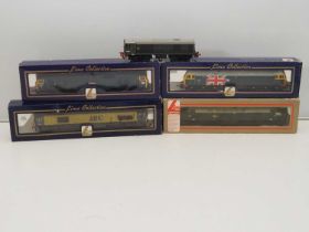 A group of OO gauge LIMA diesel locomotives in various liveries - G/VG in F/G boxes (where boxed) (