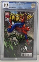 AMAZING SPIDER-MAN #654 (2011 - MARVEL) GRADED 9.4(NM) by CGC - Flash Thompson bonds with the