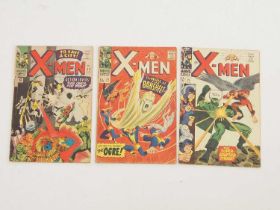 X-MEN #23, 28, 29 (3 in Lot) - (1966/1967 - MARVEL - US & UK Price Variant) - Includes the first