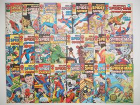 SUPER SPIDER-MAN & CAPTAIN BRITAIN #231 to 253 (23 in Lot) - (1977 - MARVEL UK) - Full complete