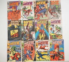 DAREDEVIL #41 to 43, 45 to 53 (12 in Lot) - (1968/1969 - MARVEL) - Includes the 'death' of Mike