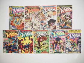 UNCANNY X-MEN #129 to 137 (THE DARK PHOENIX SAGA) - (9 in Lot) - (1980 - MARVEL - US & UK Price