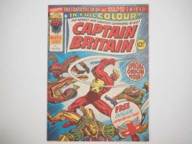 CAPTAIN BRITAIN #1 - (1976 - BRITISH MARVEL) - Dated October 13th - Origin and First appearance of
