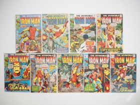 IRON MAN #30, 31, 32, 33, 34, 35, 36, 37, 38 (9 in Lot) - (1970/1971 - MARVEL - US & UK Price