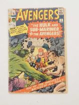 AVENGERS #3 (1964 - MARVEL) - Classic battle of the Avengers vs the Hulk and Sub-Mariner - Jack