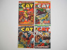 BEWARE THE CLAWS OF THE CAT #1, 2, 3, 4 (4 in Lot) - (1972/1973 - MARVEL) - Includes the first