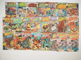 MARVEL MIXED HORROR LOT (23 in Lot ) - Includes CREATURES ON THE LOOSE #11, 13, 16, 17, 20, 21 (