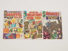 SILVER AGE LOT (3 in Lot) - Includes AVENGERS #20 + MARVEL COLLECTORS' ITEM CLASSICS #4 + MARVEL