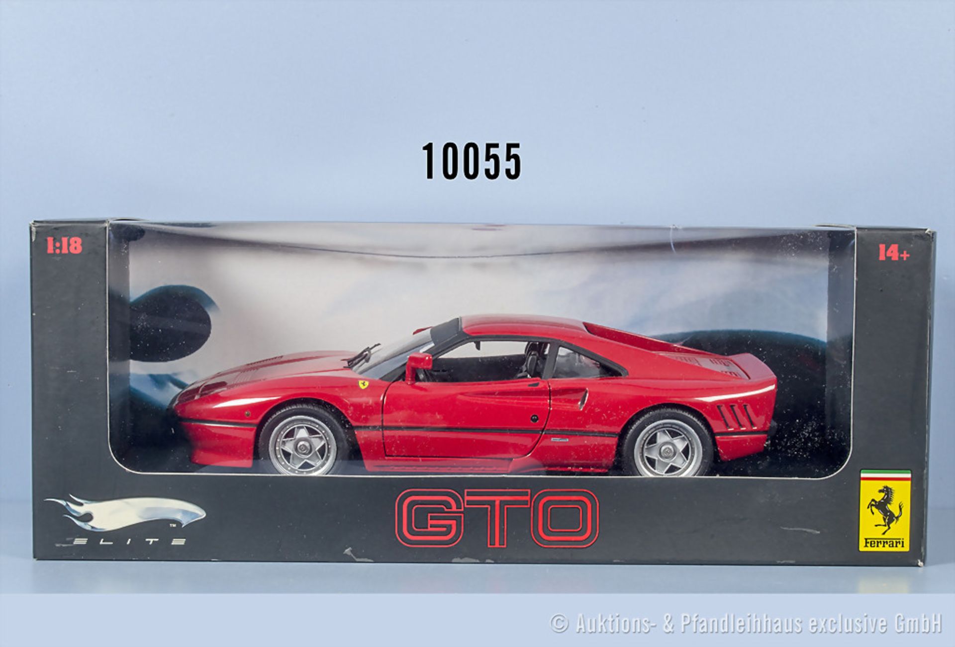 Hotwheels Elite Ferrari GTO, Metall, 1:18, Z 0, ...