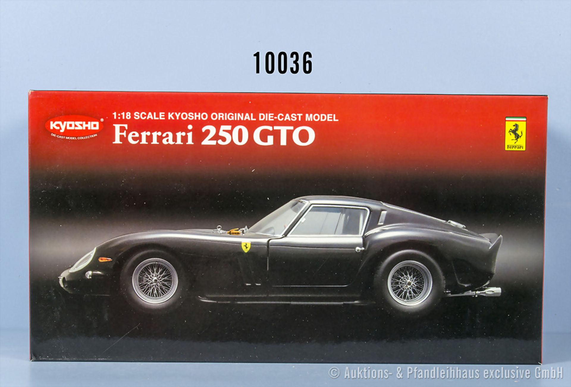 Kyosho 08431BK Ferrari 250 GTO, Metall, 1:18, Z 0, ...