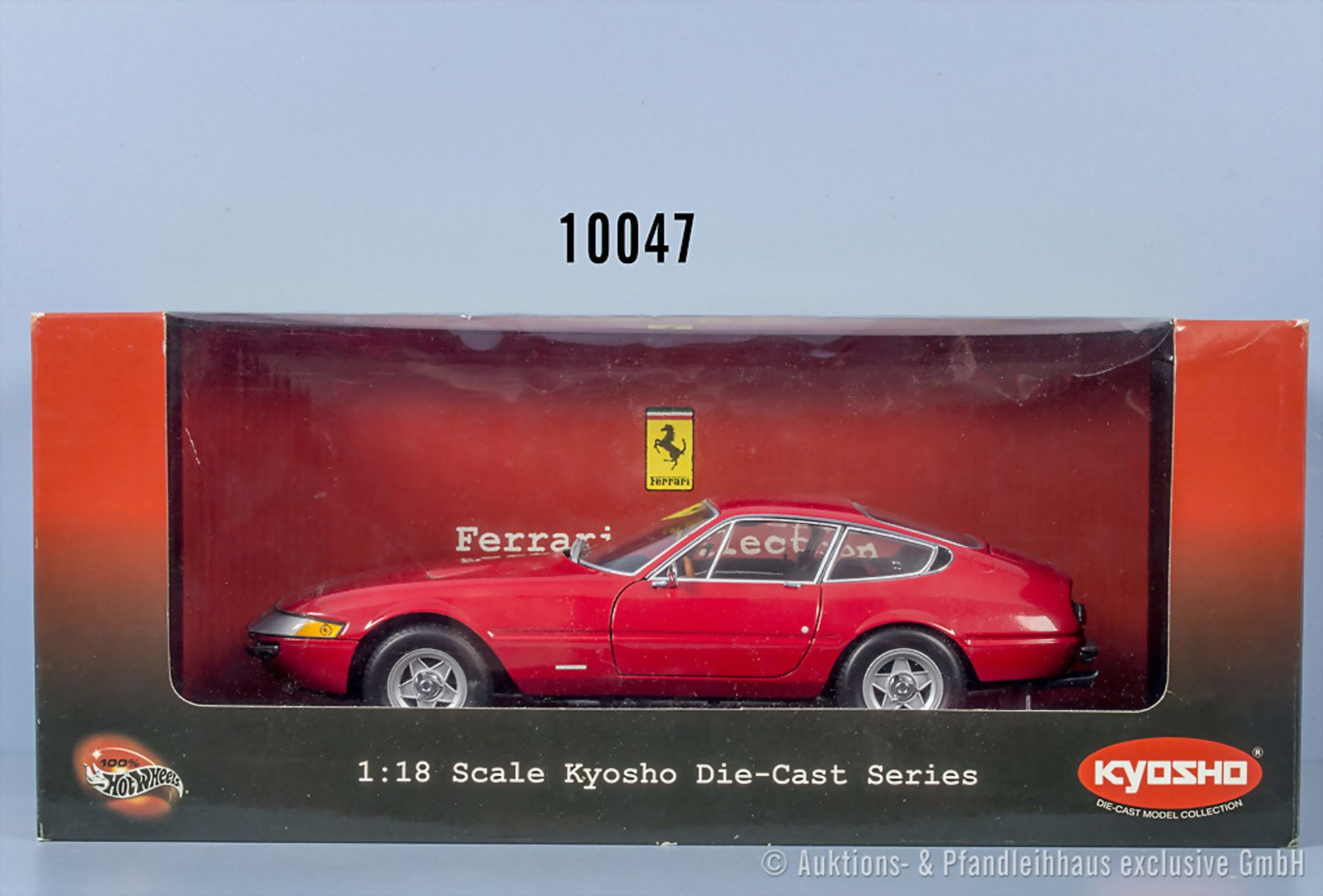 Kyosho 08161R Ferrari 365GTB/4 Daytona '69 (Red), Metall, 1:18, Z 0, ...