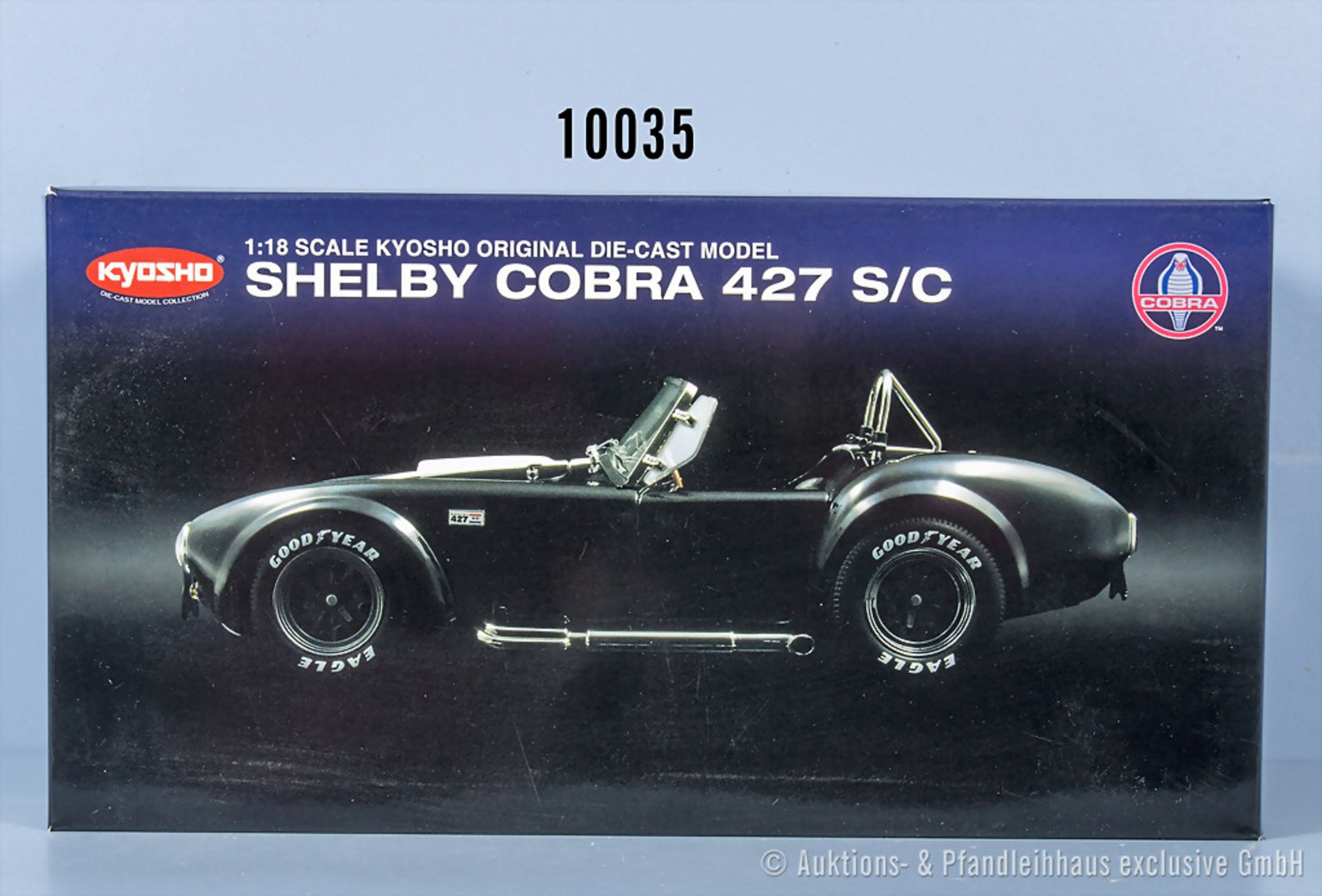 Kyosho 08045BK Shelby Cobra 427 S/C, Metall, 1:18, Z 0, ...