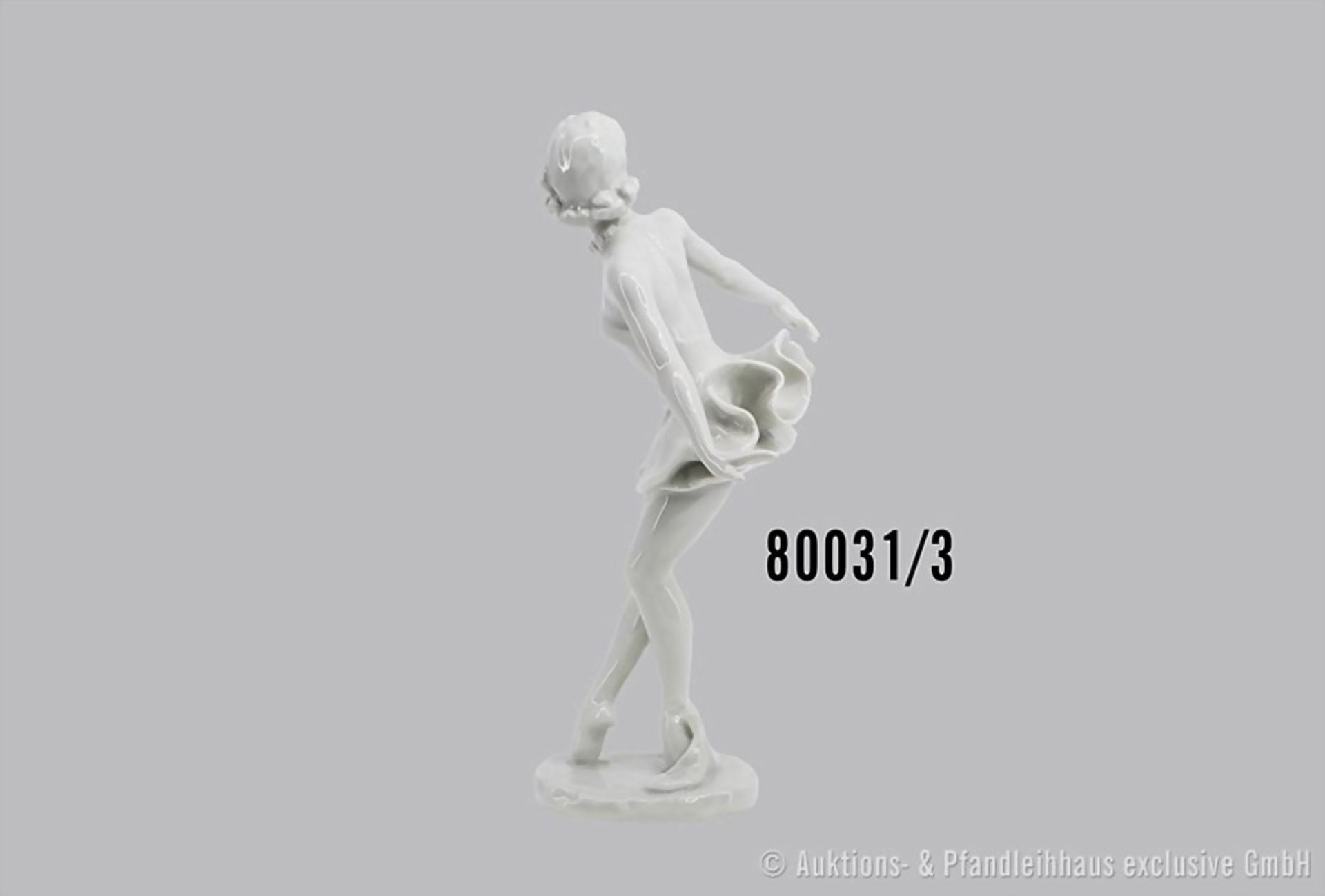 Rosenthal Tänzerin, Porzellan, Darstellung einer Spitzenballerina, auf der Plinthe bez. ... - Bild 3 aus 3