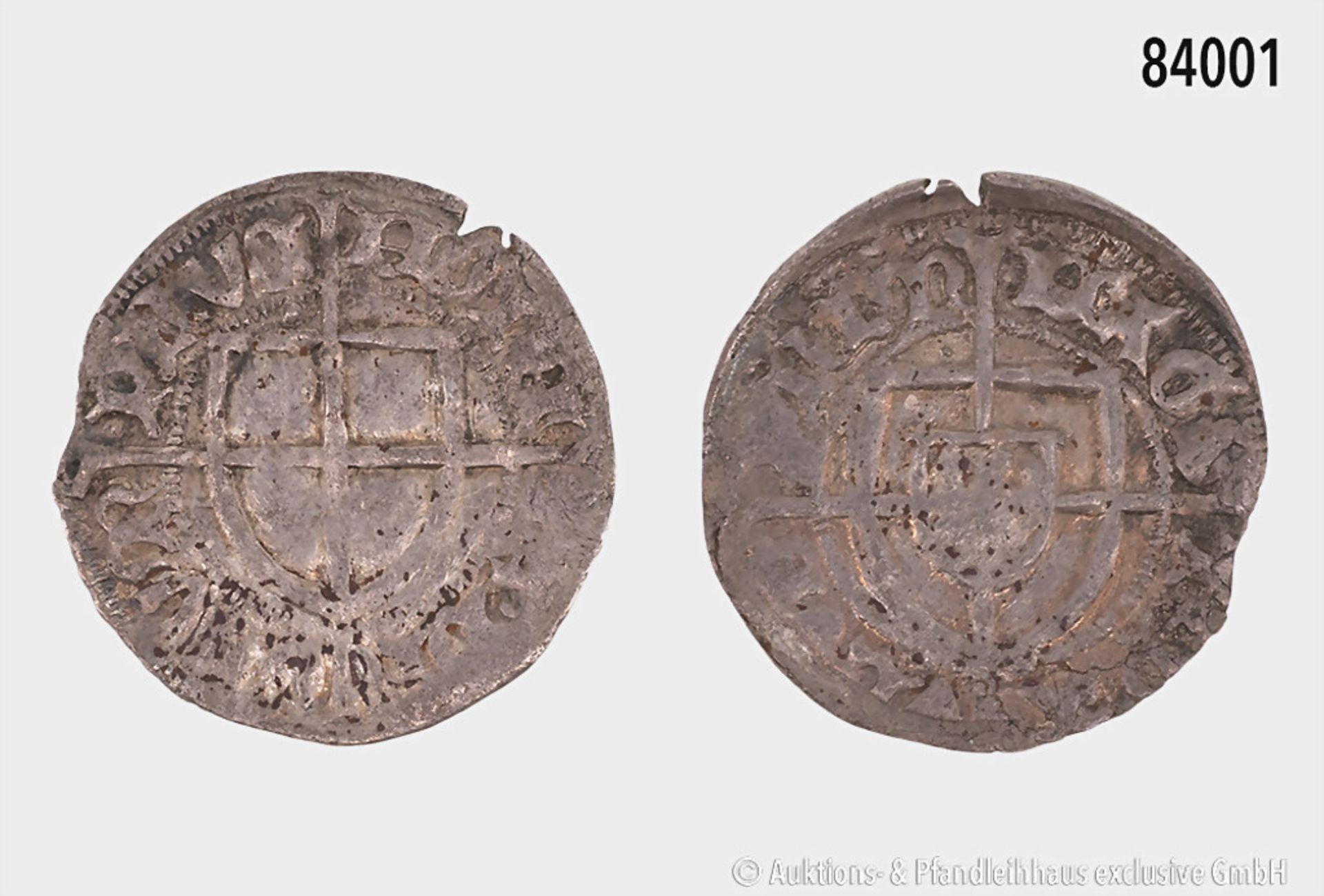 Deutscher Orden, Paul von Russdorf (1422-1440), Schilling, Thorn, 1,36 g, 21 mm, Neumann ...