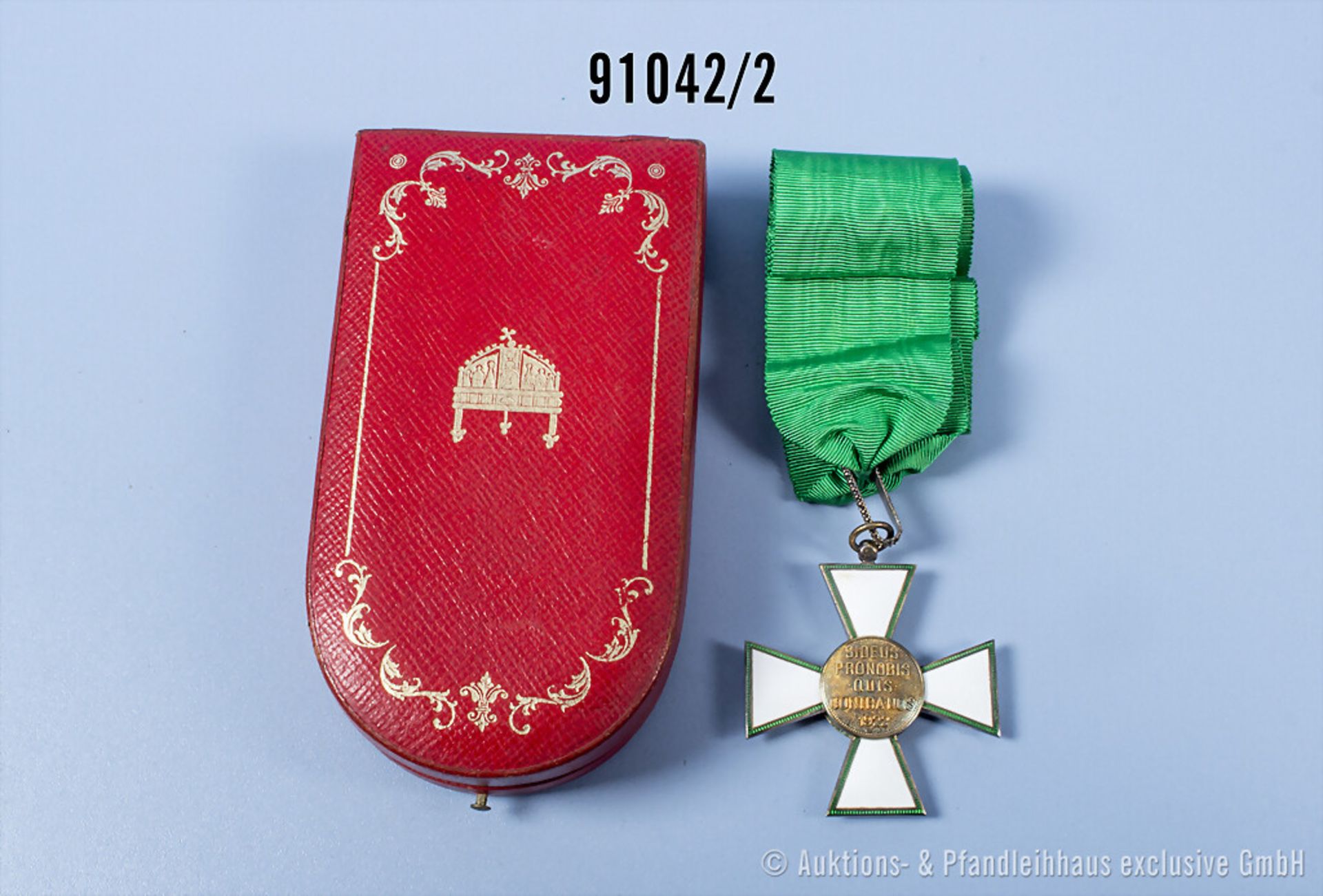 Ungarn Verdienstorden Kommandeurkreuz 2. Klasse im dazugehörigen Etui, guter Zustand, ... - Image 2 of 2