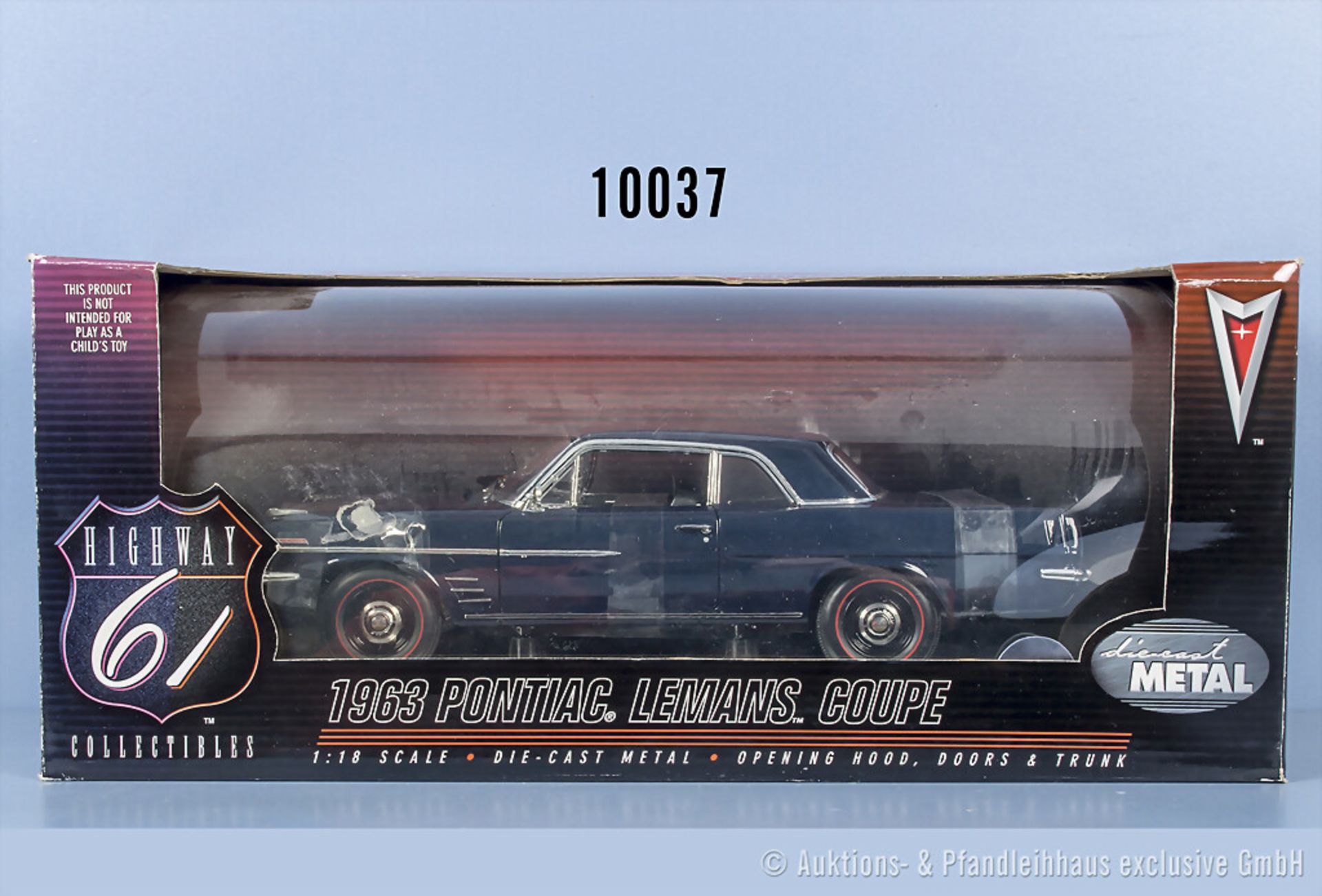 Highway 61 1963 Pontiac Lemans Coupé, 50147, Metall, 1:18, Z 0, ...