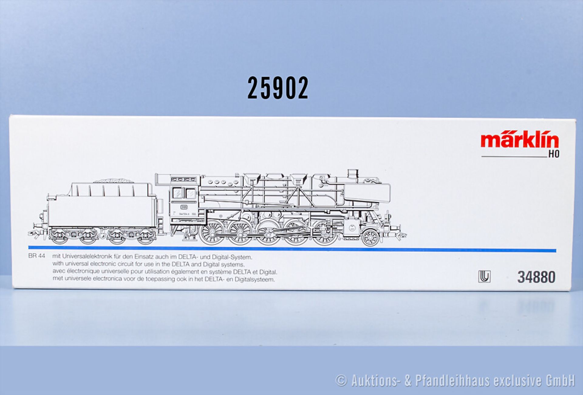 Märklin Delta digital H0 34880 Typ 1 Schlepptenderlok der DB, BN 044 534-6, Z 1, in ...