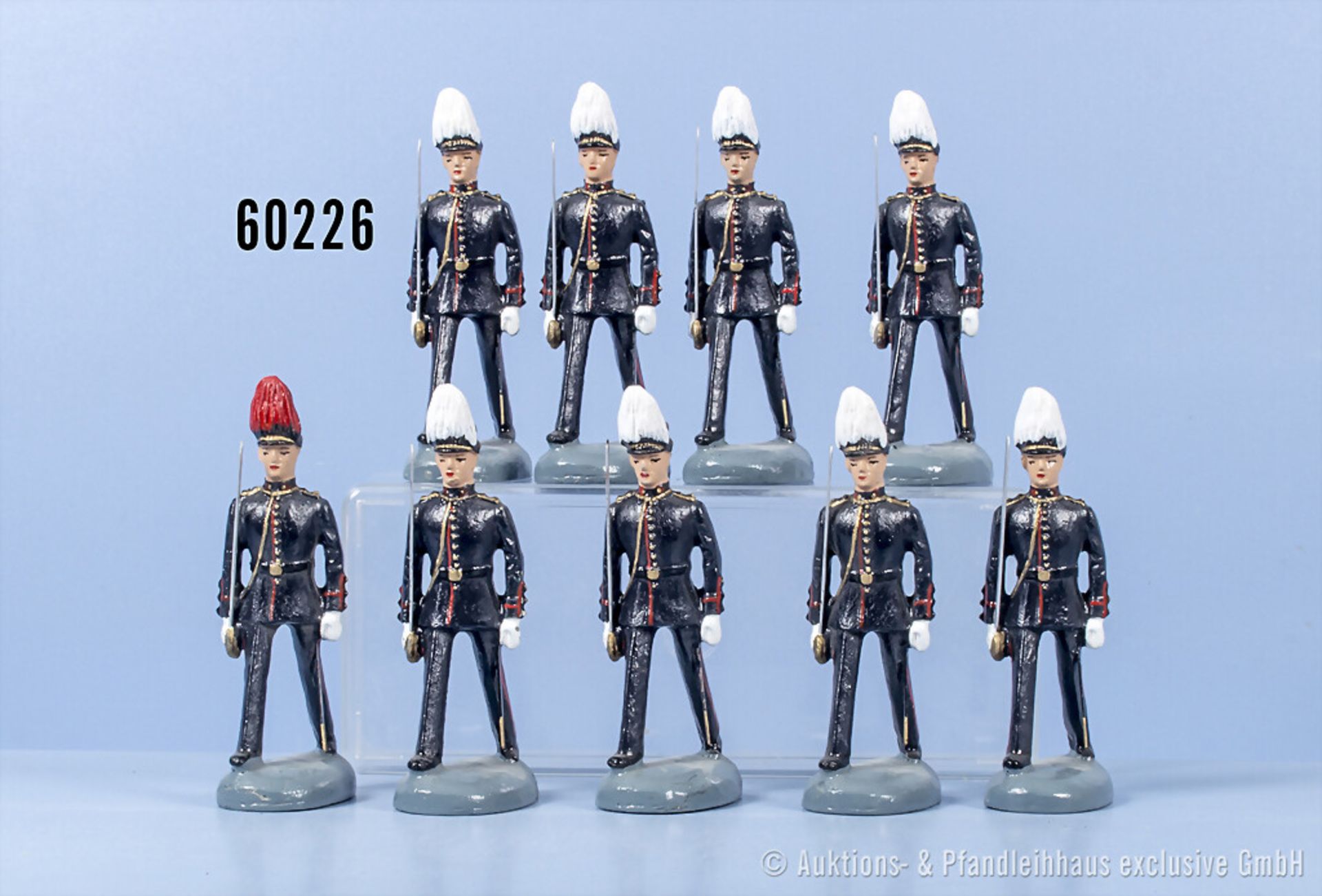 9 Durso Figuren École Royale Militaire, Masse, 7 cm, Z ...