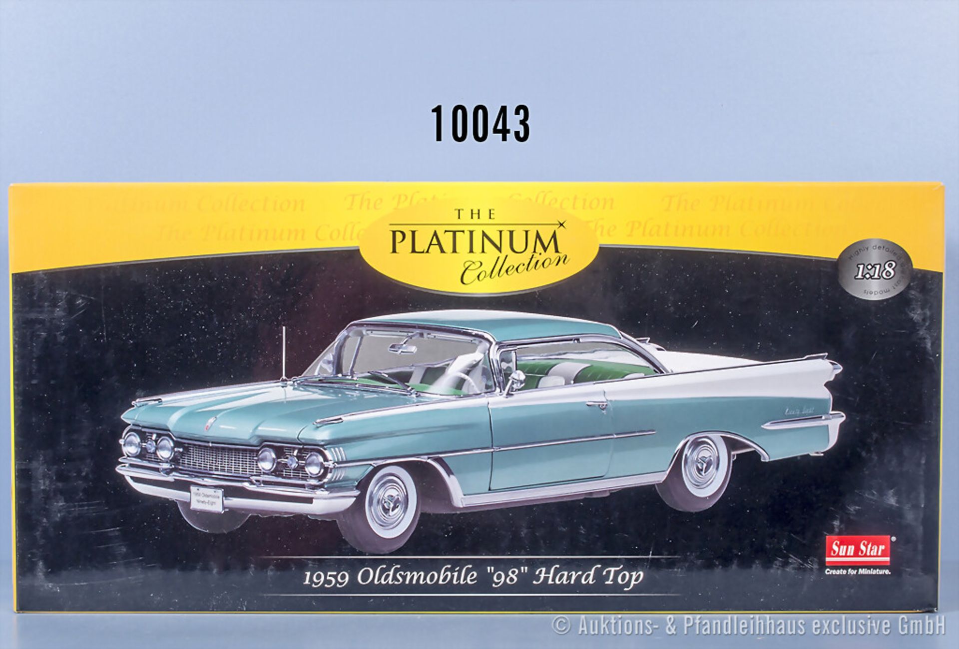 Sun Star The Platinum Collection 1959 Oldsmobile "98" Hard Top, 5241, Metall, 1:18, Z ...