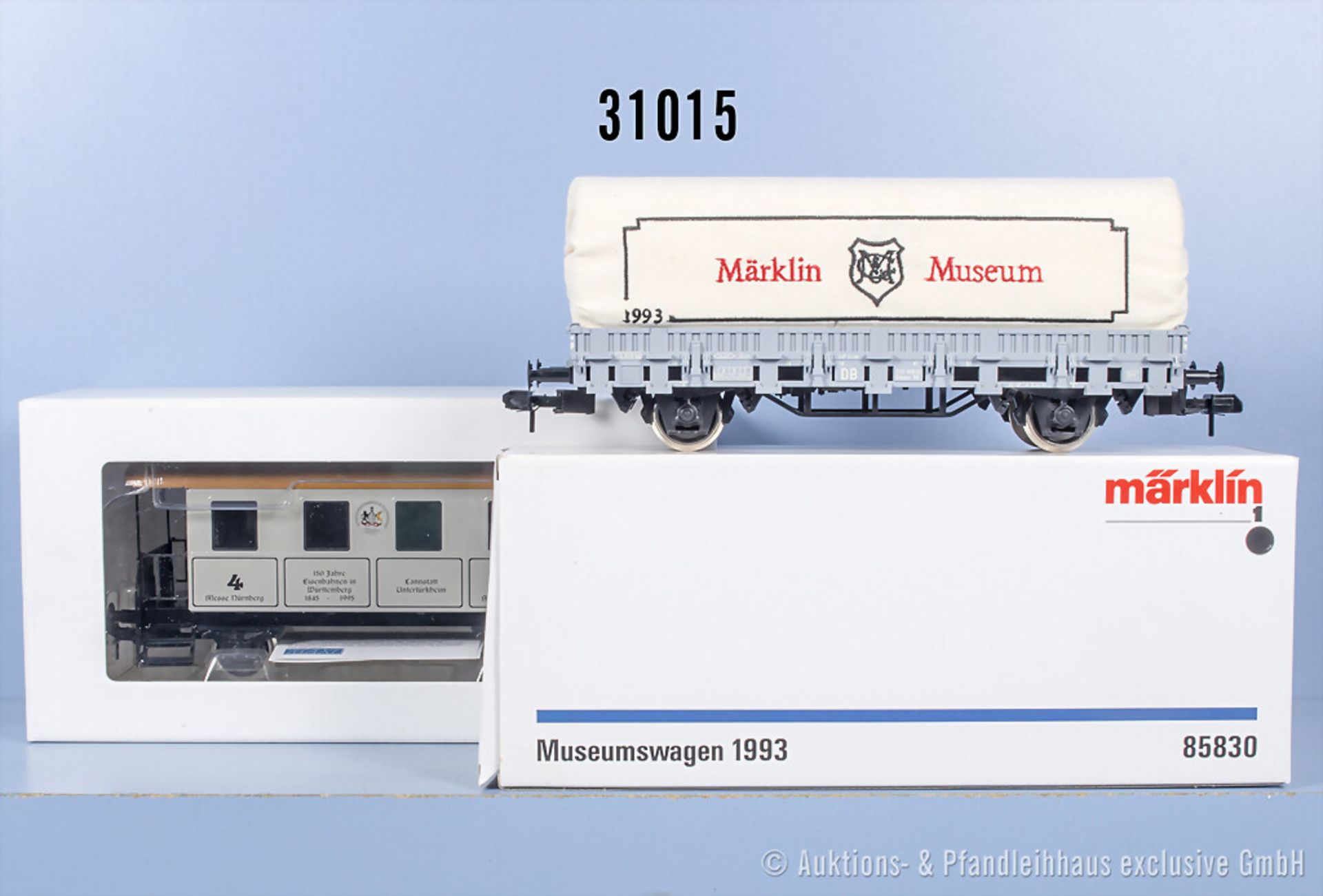 2 Märklin Profi 1 Museumswagen, dabei 85470 und 85830, Z 0-1, in ...