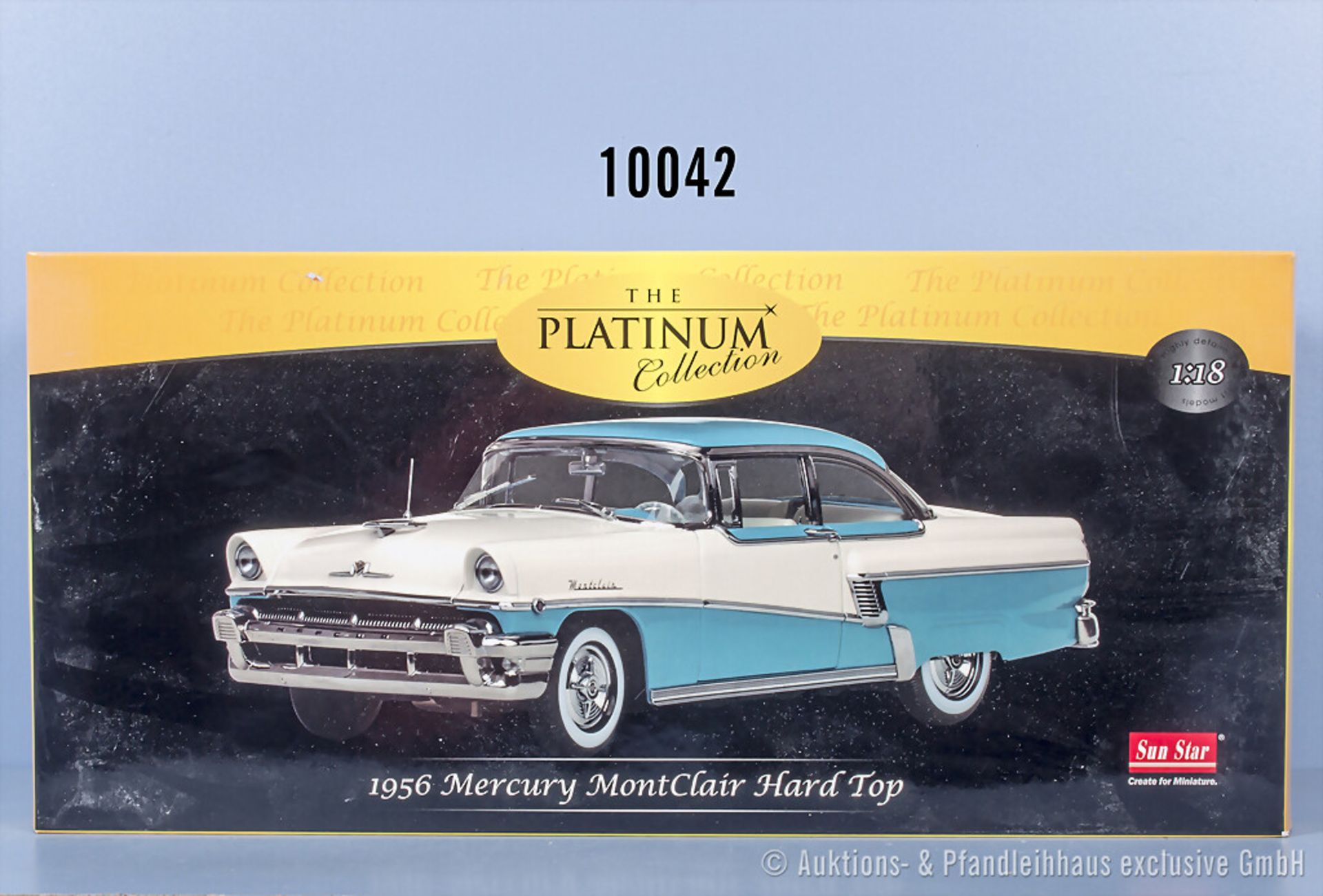 Sun Star The Platinum Collection 1956 Mercury MontClair Hard Top, 5143, Metall, 1:18, Z ...