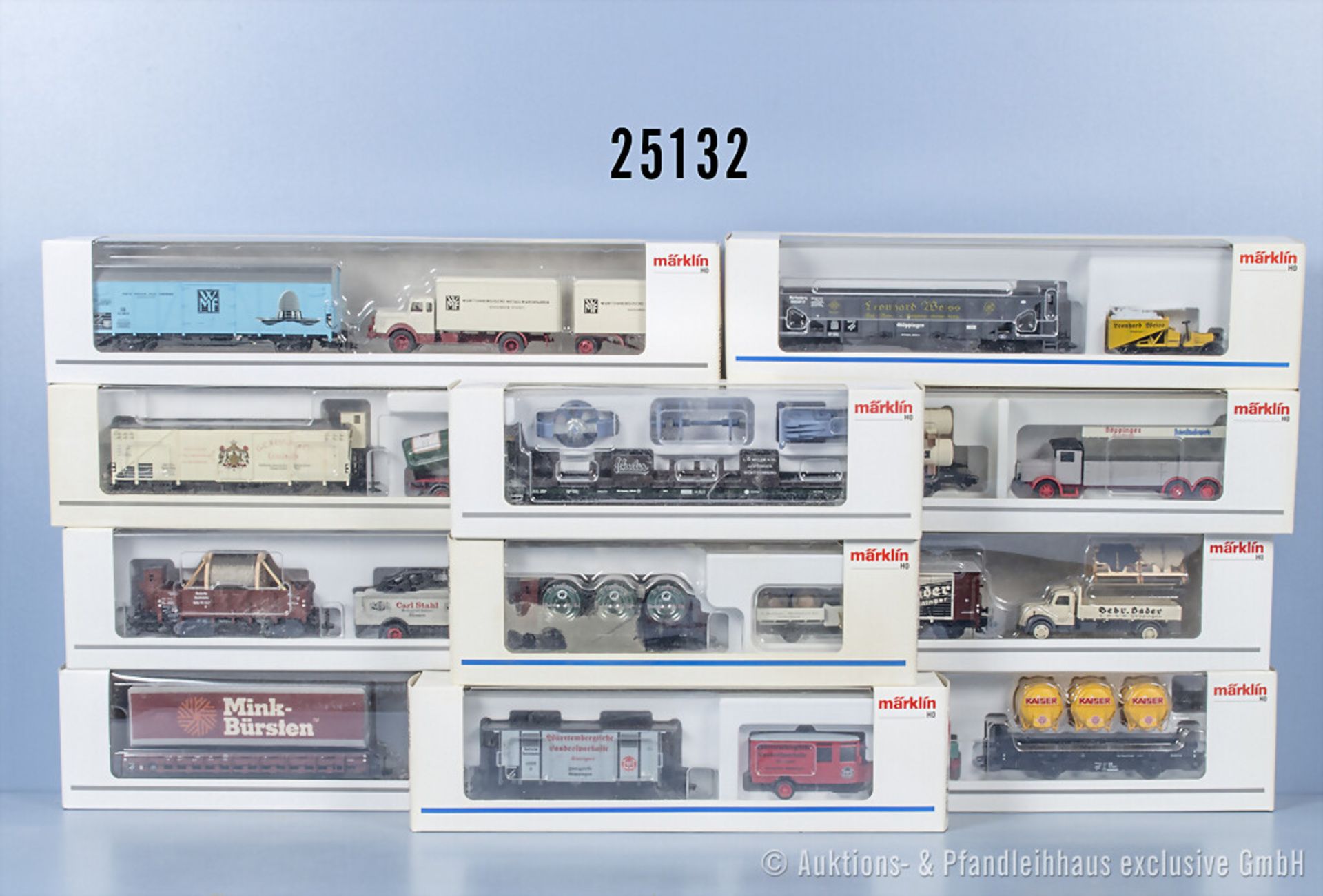 11 Märklin H0 Museumswagen von 1997, 1999 - 2004, 2006 und 2010 - 2012, Z 1, in ...