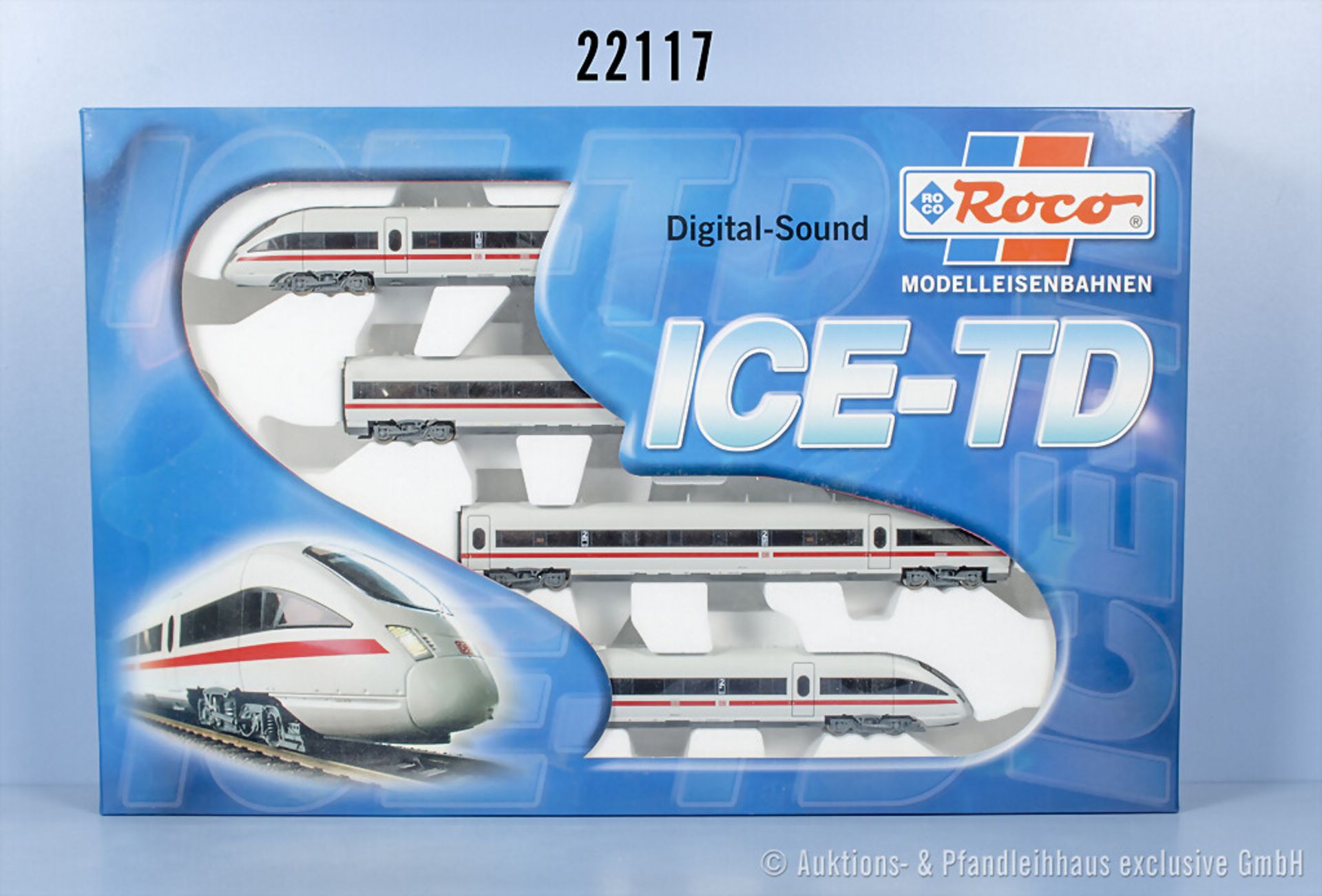 Roco H0 69031 4-teiliger Dieseltriebzug ICE-TD der DB, BN 605 019-9, mit Digitalsound, ...