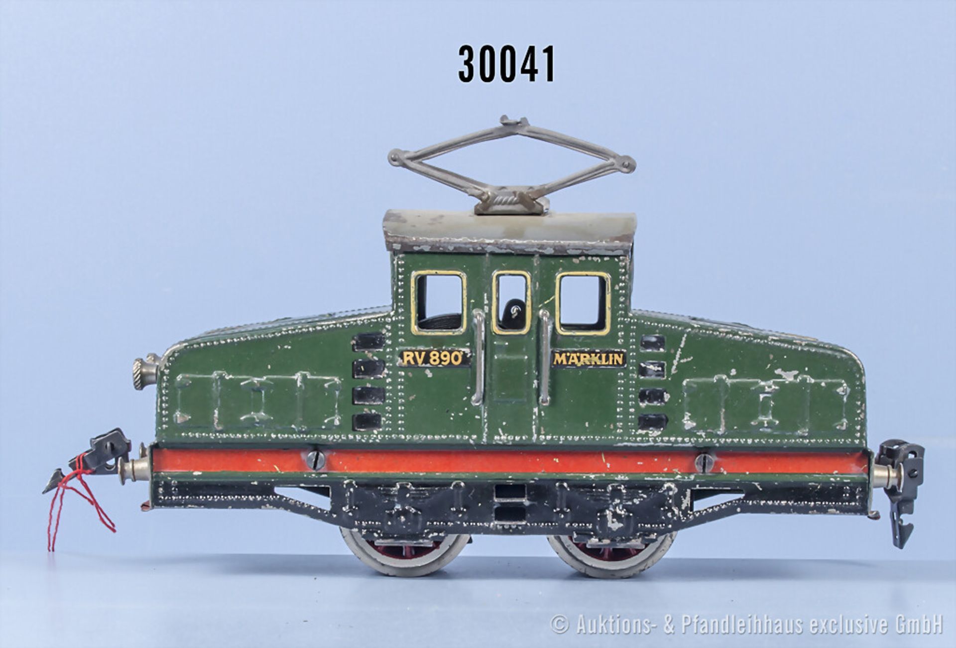 Märklin Spur 0 RV890 E-Lok für Uhrwerkbetrieb, Z 3, mit ...