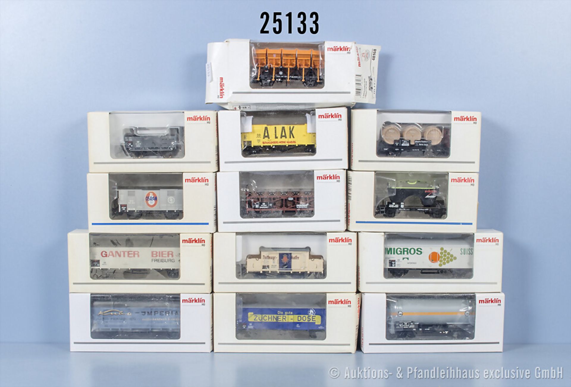 13 Märklin H0 Insiderwagen von 1998, 2000, 2002 - 2007, 2010 - 2012, 2018 und ...